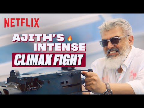 Ajith Kumar EPIC Climax Fight On A Boat 👀🔥Ft. Manju Warrier | Thunivu | Netflix India