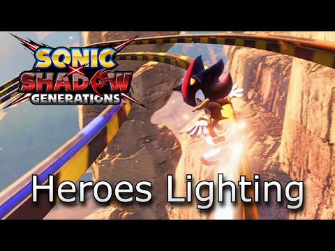 Sonic X Shadow Generations: Heroes Rail Canyon (Lighting)