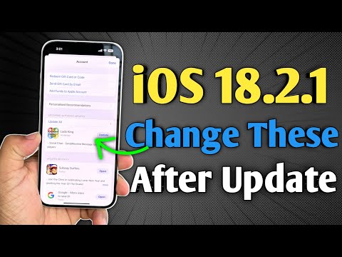 iOS 18.2.1 - Change These Settings After You Update