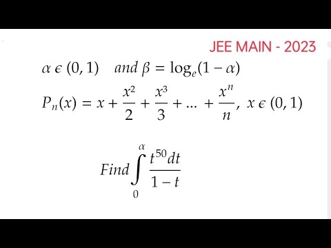 Definite Integral | JEE MAIN -2023 PYQ