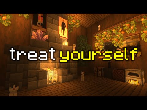 you deserve some rest, stay a while... (minecraft ambiance)