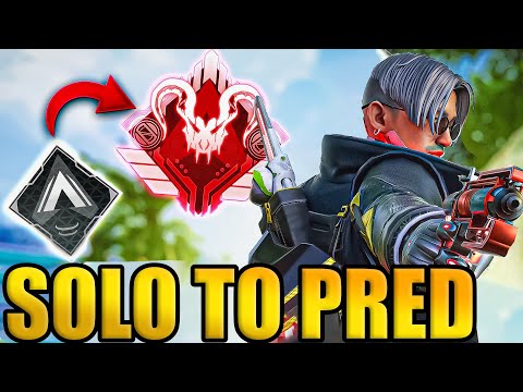 This is how i SOLO'D to PRED In Apex Legends! (NOT WORTH)