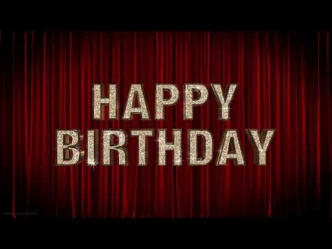 Happy Birthday Text Video Animation Happy Birthday