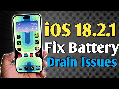 iOS 18.2.1 - Settings to improve battery life in iPhone