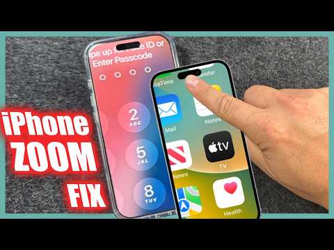 How To Fix iPhone Zoom - iPhone Zoomed In Stuck