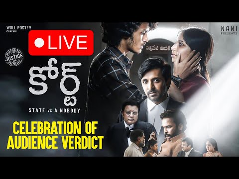 Court Moive Celebration of Audience Verdict 🔴 LIVE | Nani | Priyadarshi | Harsh Roshan | TFPC