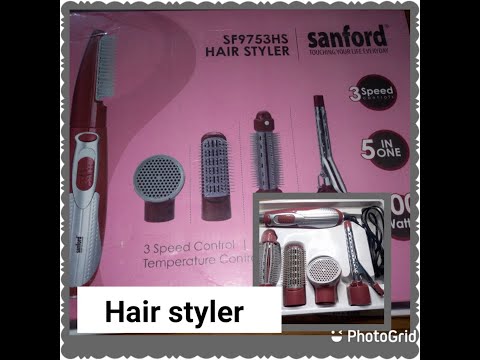 Sanford Hair styler 5 in one review and unboxing || The Lovely Girl Mano