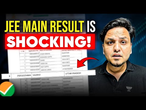 JEE Main 2025 Result is *SHOCKING* 🔥