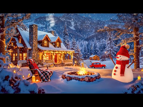 Relaxing Christmas Background Music 2025 ☃️ Best Instrumental Christmas Music🎄Christmas Ambience