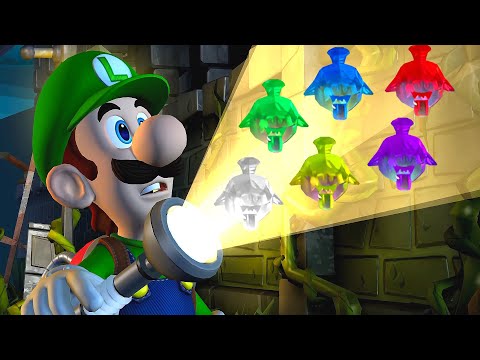 Luigi's Mansion 2 HD - All Gems Locations (Guide & Walkthrough)