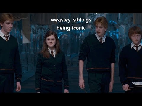 the weasley siblings being iconic