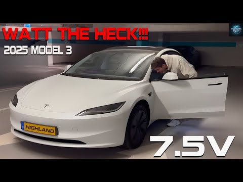 New Tesla Highland Model 3 2025 Update Here. Details of 7 Mind-Blowing Features and First Look