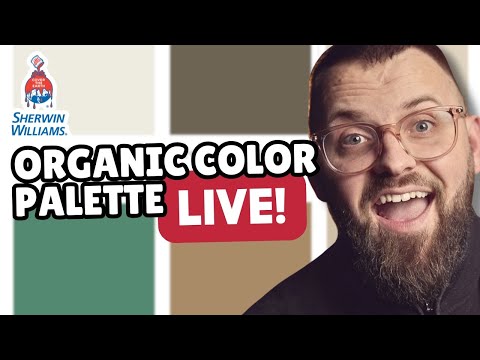 Live: Organic Interior Color Palette | 6 Sherwin Williams Colors for a Transitional Home