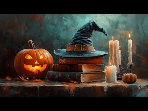 Halloween Vintage TV Art | 12 Images | 2 Hours | Halloween TV Art | Pumpkin TV Art | Fall Decor | 4K