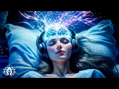 528Hz- Deep Sleep Healing: Brain Massage, Full Body Restoration and Detox, Eliminate Stress