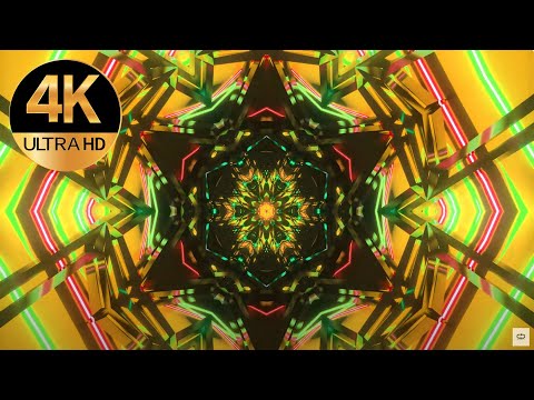 7 hour 4k VJ loop Flashing Metallic Multi color Mind Relaxing Visual background Video, screensaver