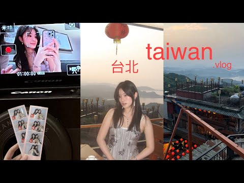 TAIWAN vlog ౨ৎ | day trip to jiufen, night market, cat cafe, lots of shopping! pt.1