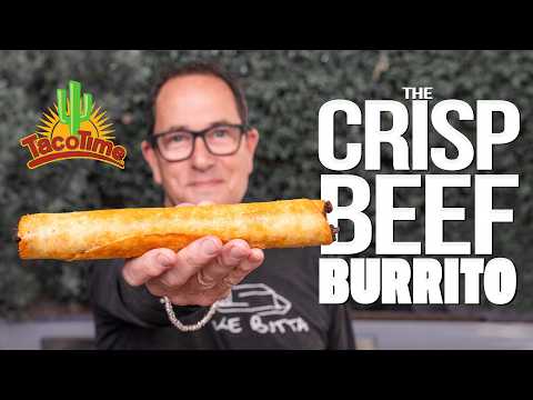 THE CRISP BEEF BURRITO FROM TACO TIME - BUT HOMEMADE... & WAY BETTER! | SAM THE COOKING GUY