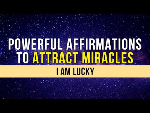 Affirmations To Attract Miracles | Manifest Miracles | Positive Morning Affirmations