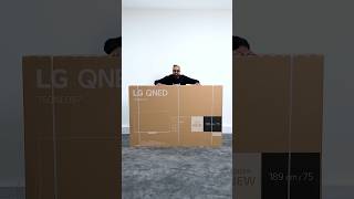 75 inch LG QNED87 4K TV ASMR Unboxing (2024)