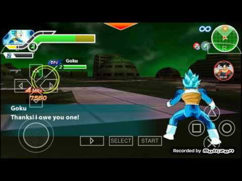 Vegeta vs xicor dragon ball z tenkaichi tag team