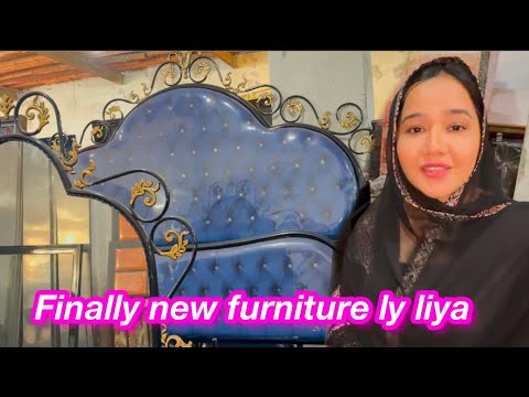 Finally ne furniture ly liya village m | Sitara yaseen vlog