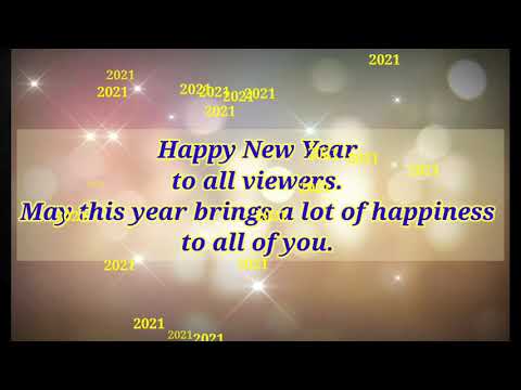 Happy new year 2021