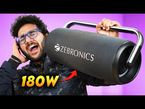 Portable, Powerful, Party-Ready, 180W: Zebronics ZEB Axon 200