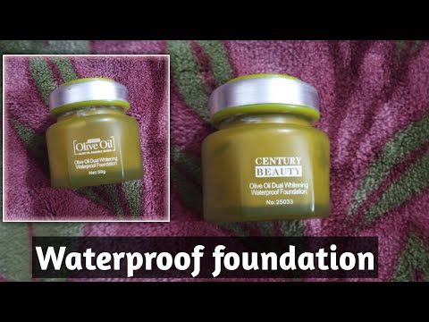 Center beauty / Olive oil Dual whitening Waterproof foundation  .|| The lovely Girl Mano