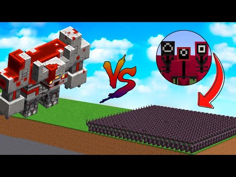 1000000 Squid Game Guards Vs All Strongest Mobs - Minecraft Mob Battle