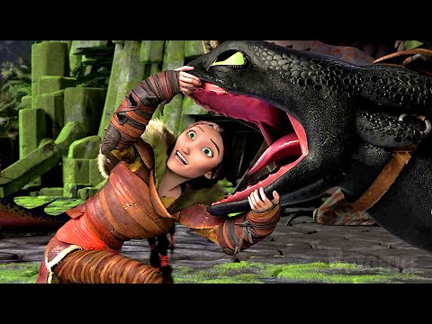 Toothless plays with the Queen of Dragons | How to Train Your Dragon 2 | CLIP