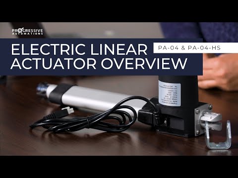 Standard Electric Linear Actuators | PA-04 & PA-04-HS Product Overview | Progressive Automations