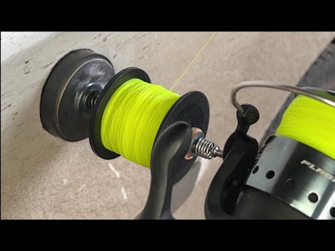 Ingenious method. for winding fishing line