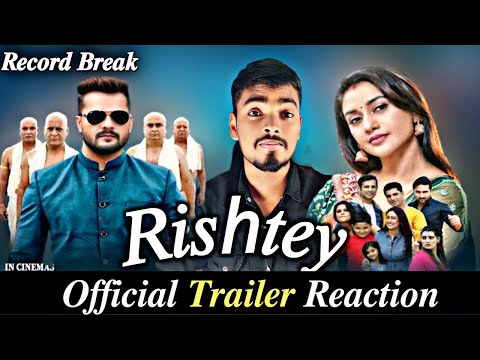 #REACTION ON RISHTEY |OFFICIAL TRAILER | #Khesari LalYadav, Rati Pandey, Akanksha Puri | रिश्ते |