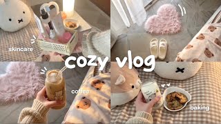 daily vlog 🍪 day at home as an introvert, getting life back together, baking, romanticizing life