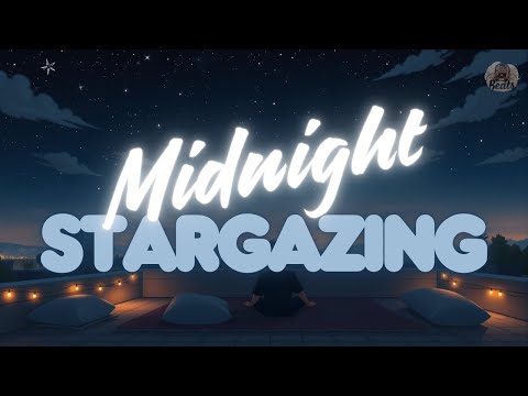 lofi music AI | 🌌✨ Relaxing Midnight Chill Stargazing on the Rooftop 🎧🌠 | NON STOP