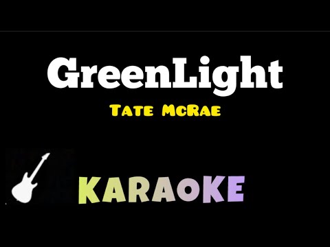 Tate McRae - Green Light | Karaoke Guitar Instrumental