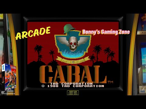 Cabal (Arcade - TAD Corporation - 1988) Mame Batocera 40 (60Hz)