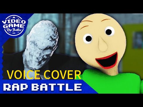 Slenderman vs. Baldi's Basics |Voice Cover| - Video Game Rap Battle #Camsteady