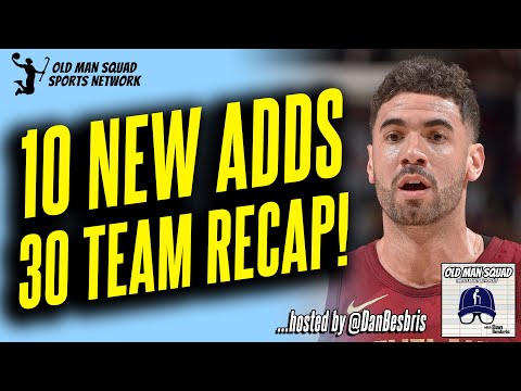 10 Must Adds, 10 Injury Adds | 30 Team Fantasy Basketball Weekend Recap