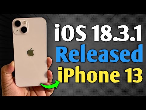 iOS 18.3.1 Released - What's New in iPhone 13