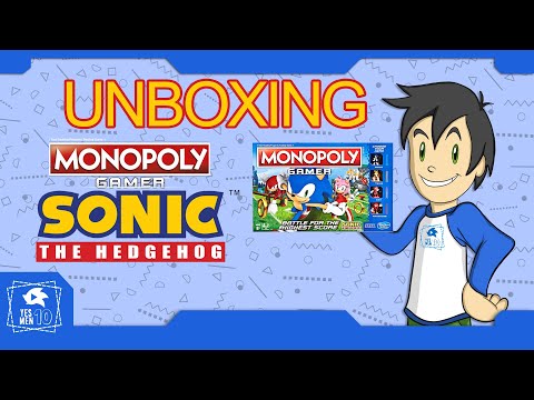 UNBOXING MONOPOLY GAMER "SONIC THE HEDGEHOG"