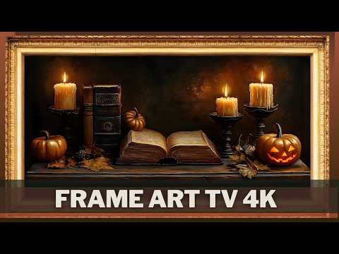 Haunting Halloween Vibes | Slideshow Art Framed Screensaver | Art for Your TV | 4K ⭐️⭐️⭐️