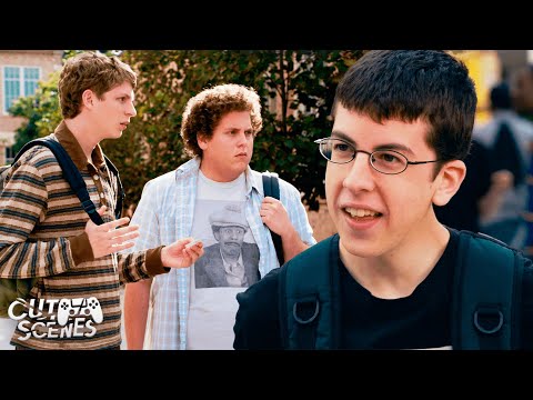 Helping Jules Out with a Fake ID | Superbad (Jonah Hill, Emma Stone)