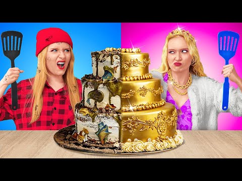 FROM 1$ TO 10000$ CAKE DECORATING || Awesome Epic Cake Decorating Challenge By 123GO!FOOD