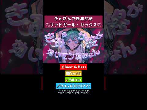 How 'Sad Girl Sex' is made🫧 #HatsuneMiku #DECO27