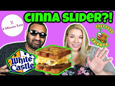 White Castle Sausage French Toast Slider Review