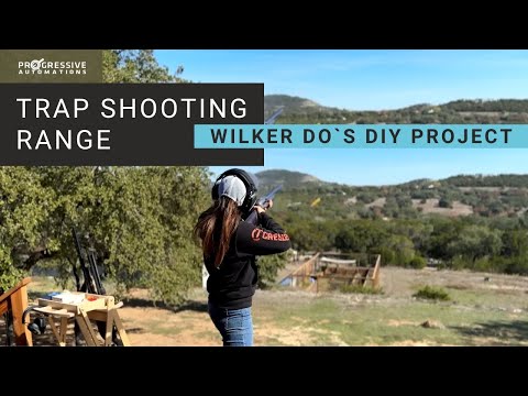 DIY Trap Shooting Range with Portable Gun Rack | Progressive Automations