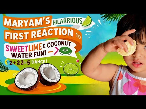 Maryam’s math skills are next level! 2+2=5, who knew? | First Reaction to Sweet Lime 😂🥥🍋. #vlog