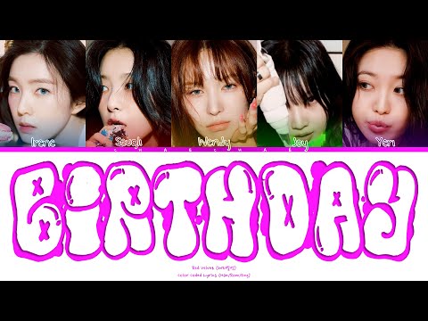 RED VELVET 'Birthday' (Color Coded Lyrics (Han/Rom/Eng)) | LK ENTERTAINMENT